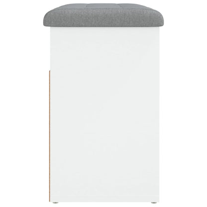 Schuhbank Weiß 62 x 32 x 50 cm Holzwerkstoff