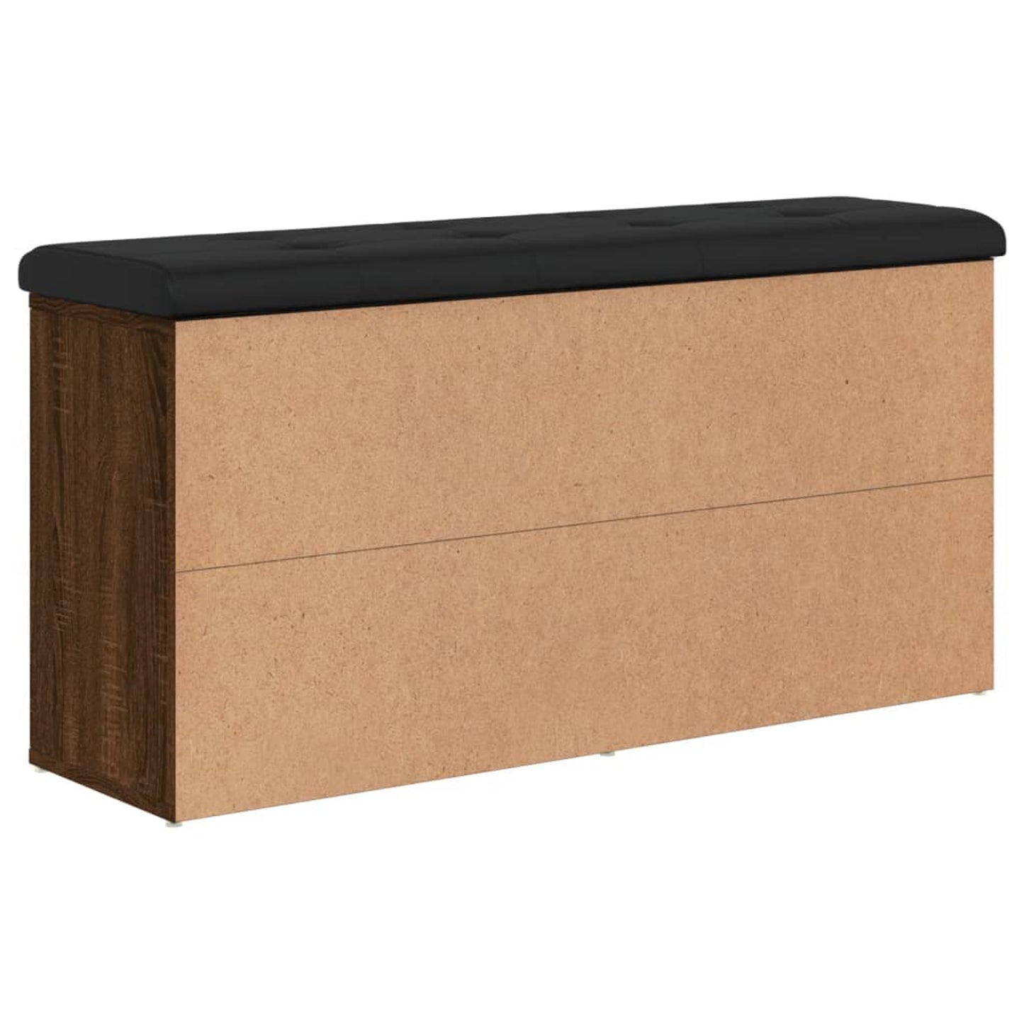 Schuhbank Braun Eichen-Optik 102x32x50 cm Holzwerkstoff