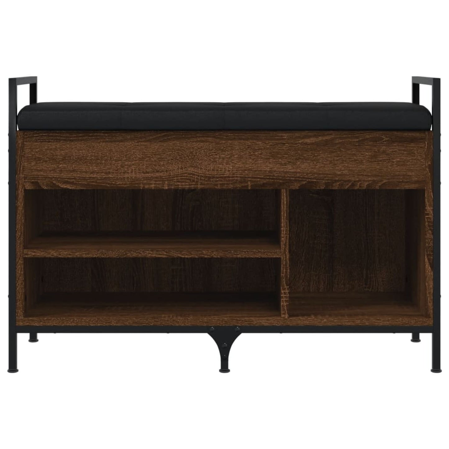 Schuhbank Braun Eichen-Optik 85,5x32x57,5 cm Holzwerkstoff