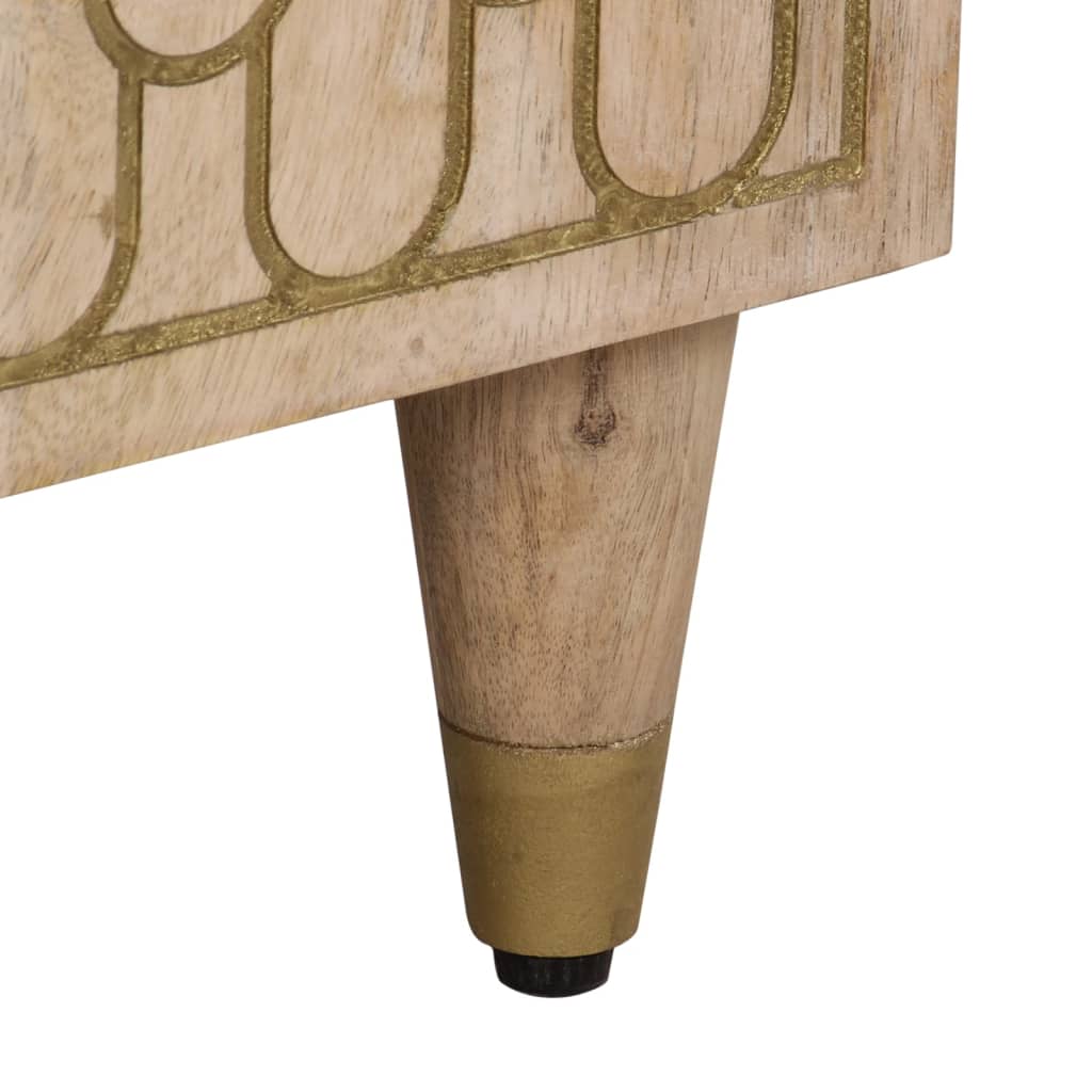 Beistellschränke 3 Stk. 60x33x75 cm Massivholz Mango