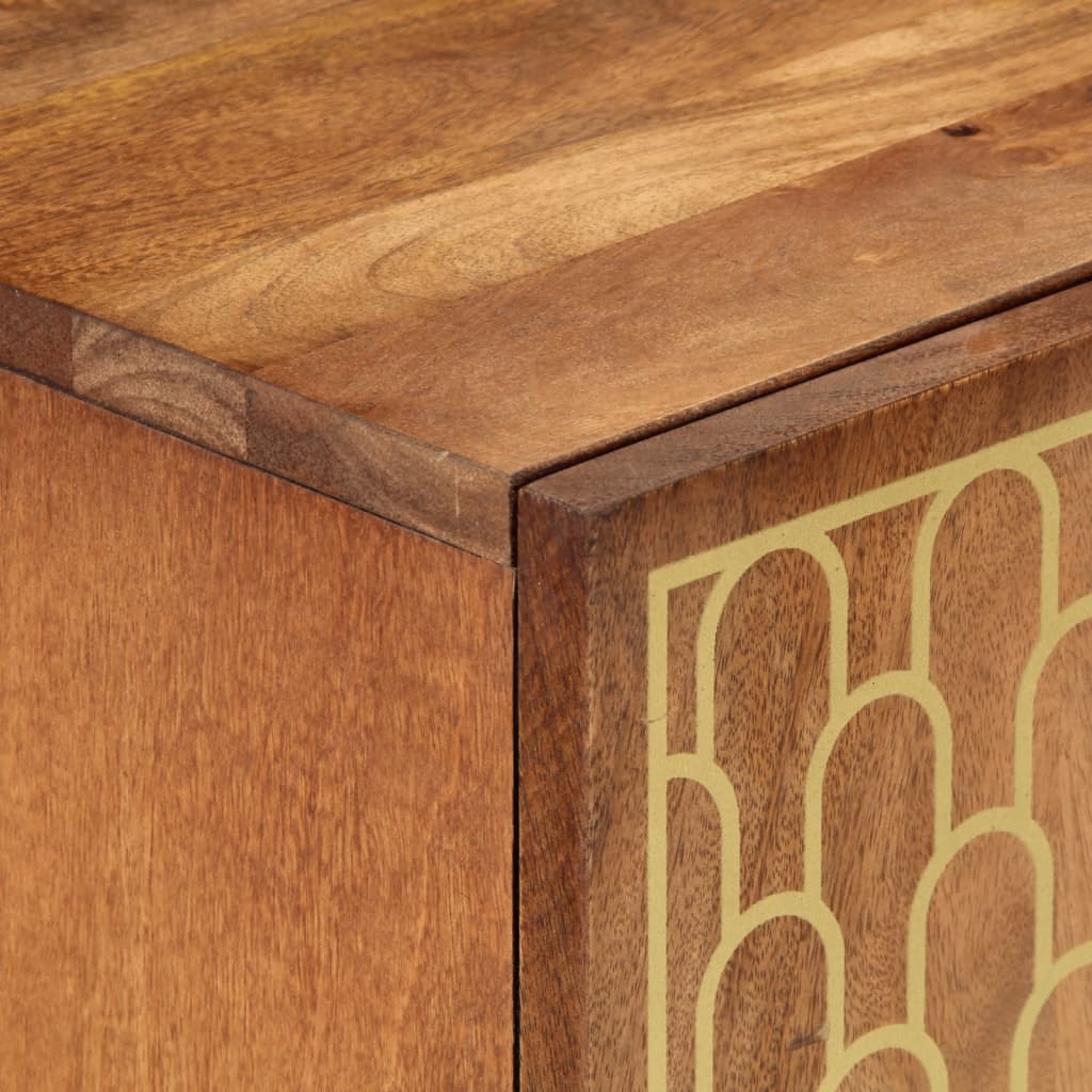 Beistellschränke 3 Stk. 60x33x75 cm Massivholz Mango