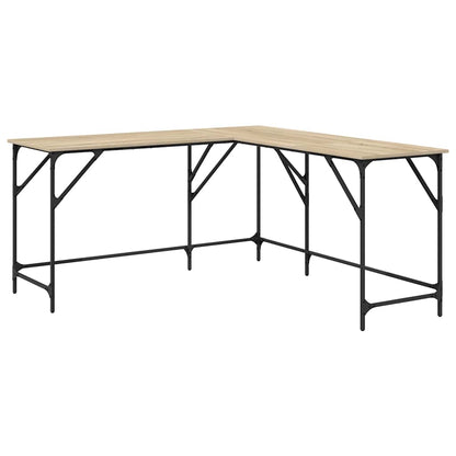 Schreibtisch Sonoma-Eiche 149x149x75 cm Holzwerkstoff