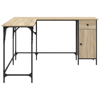 Schreibtisch Sonoma-Eiche 141x141x75 cm Holzwerkstoff