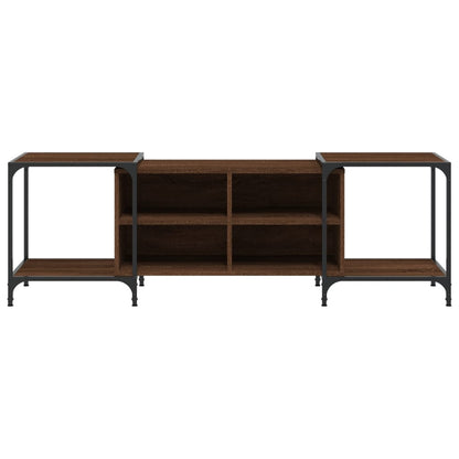 TV-Schrank Braun Eichen-Optik 153x37x50 cm Holzwerkstoff