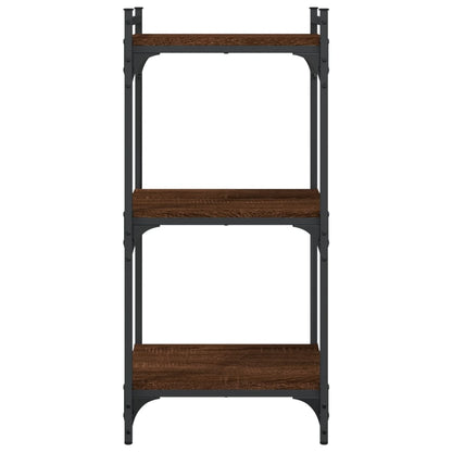 Reol 3 hylder Brun Eg Look 40x30x86cm Træmateriale