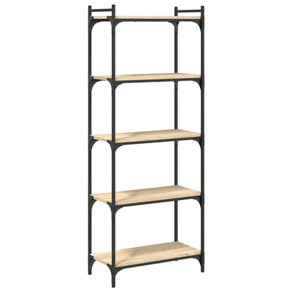 Bücherregal 5 Böden Sonoma-Eiche 60x30x154 cm Holzwerkstoff