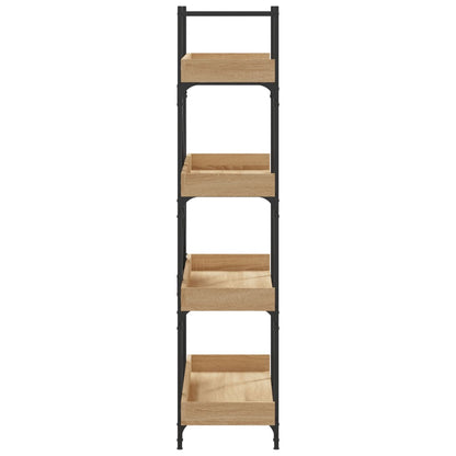 Bücherregal 4 Böden Sonoma-Eiche 100x33x145,5 cm Holzwerkstoff