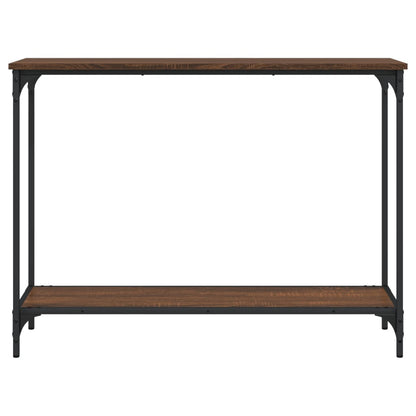 Konsolentisch Braun Eichen-Optik 101x30,5x75 cm Holzwerkstoff