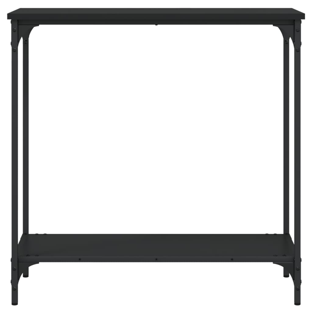 Konsolentisch Schwarz 75x30,5x75 cm Holzwerkstoff