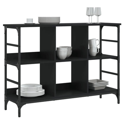Skænk Sort 102x32x73,5 cm Træ Materiale