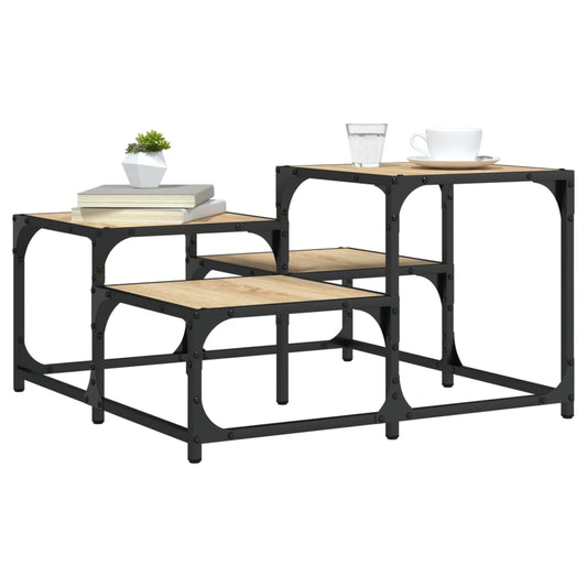Sofabord Sonoma eg 68x68x40 cm træmateriale