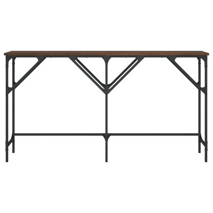 Konsolentisch Braun Eichen-Optik 140x29x75 cm Holzwerkstoff