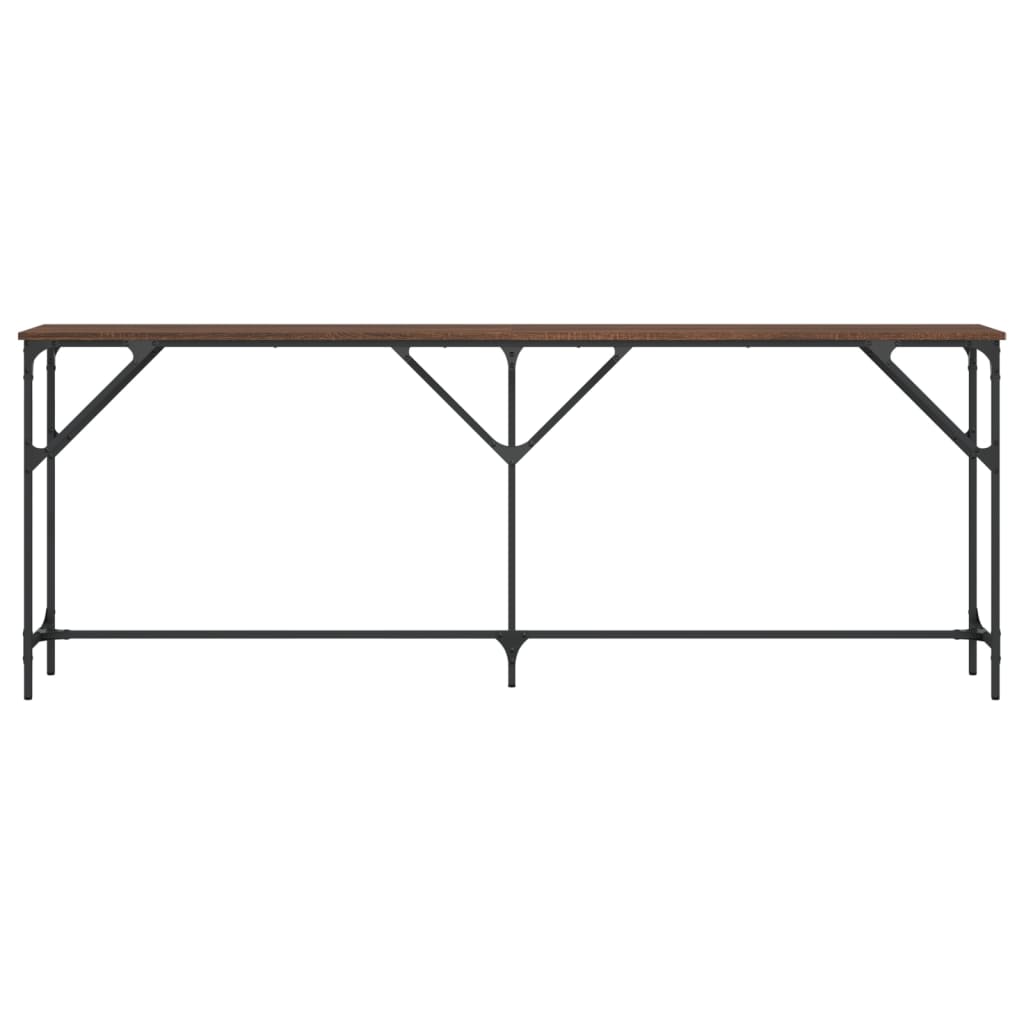 Konsolentisch Braun Eichen-Optik 200x29x75 cm Holzwerkstoff