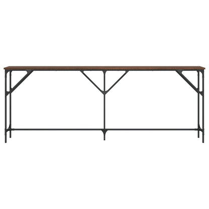 Konsolentisch Braun Eichen-Optik 200x29x75 cm Holzwerkstoff