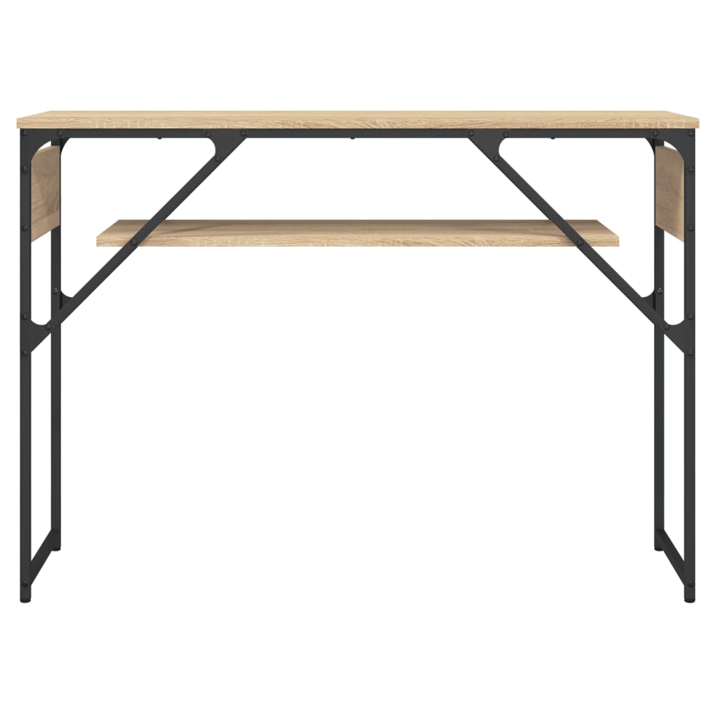 Konsolentisch mit Ablage Sonoma-Eiche 105x30x75cm Holzwerkstoff