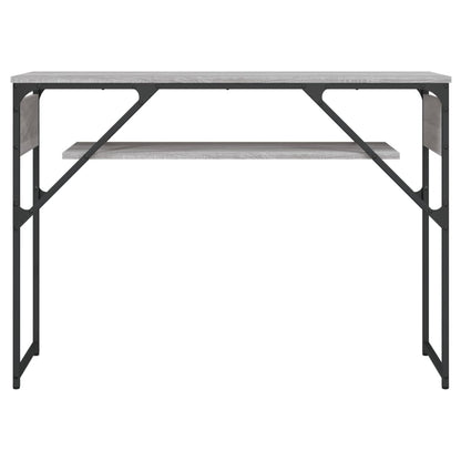 Konsolentisch mit Ablage Grau Sonoma 105x30x75cm Holzwerkstoff