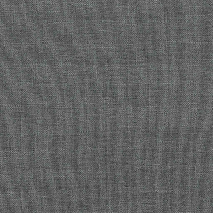 Sitzbank mit Kissen Dunkelgrau 113x64,5x75,5 cm Stoff