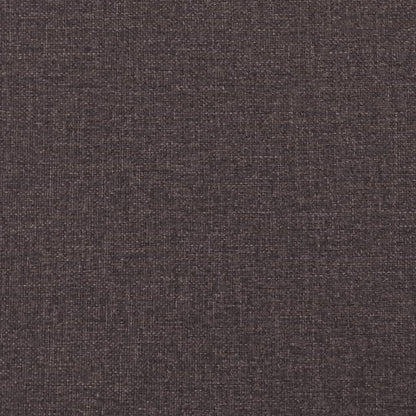 Sitzbank mit Kissen Dunkelbraun 113x64,5x75,5 cm Stoff