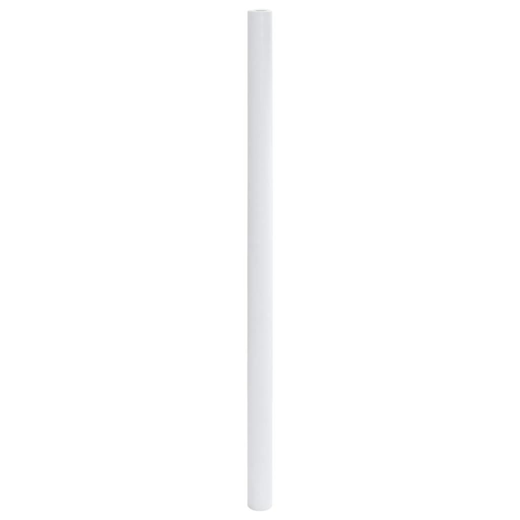 Möbelfolien Selbstklebend Mattweiß 90x500 cm PVC