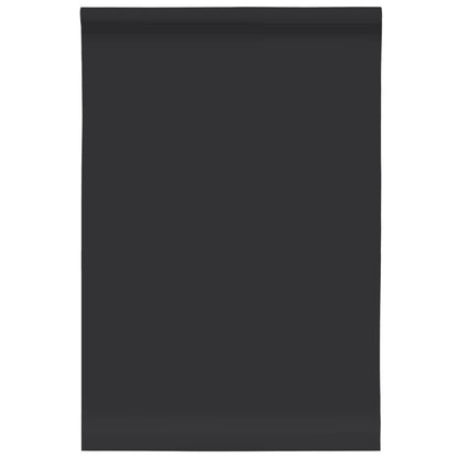 Möbelfolien Selbstklebend Mattschwarz 90x500 cm PVC