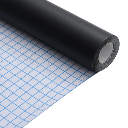 Möbelfolien Selbstklebend Mattschwarz 90x500 cm PVC
