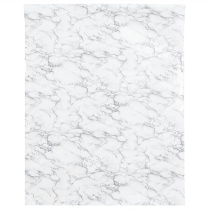 Möbelfolien Selbstklebend Marmor-Optik Weiß 90x500 cm PVC