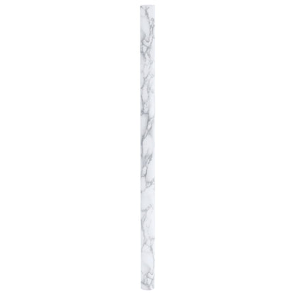 Möbelfolien Selbstklebend Marmor-Optik Weiß 90x500 cm PVC