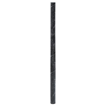 Möbelfolien Selbstklebend Marmor-Optik Schwarz 90x500 cm PVC