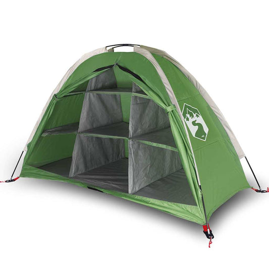 Camping-Organizer-Zelt 9 Fächer Grün Wasserdicht
