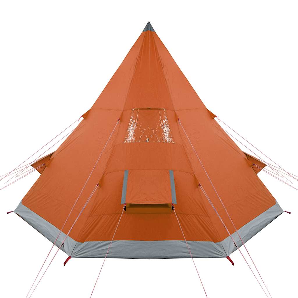 Tipi-Campingzelt 4 Personen Orange Wasserdicht