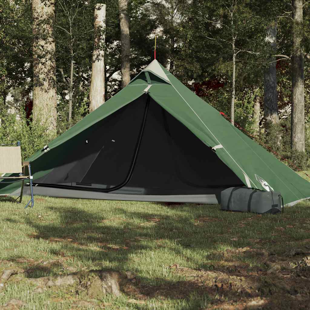 Tipi-Hängezelt 1 Person Grün Wasserdicht