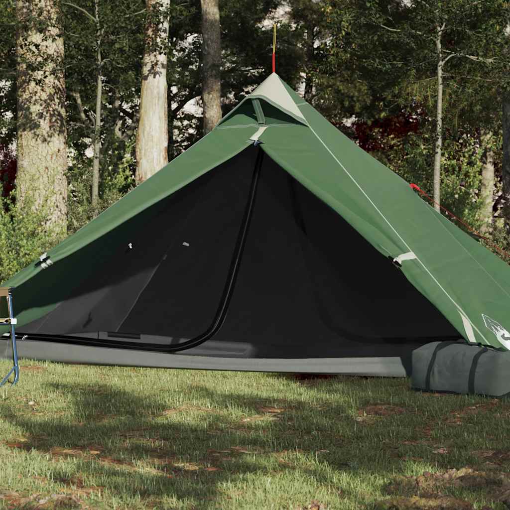 Tipi-Hängezelt 1 Person Grün Wasserdicht