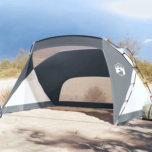 Strandzelt Grau 274x178x170/148 cm 185T Polyester