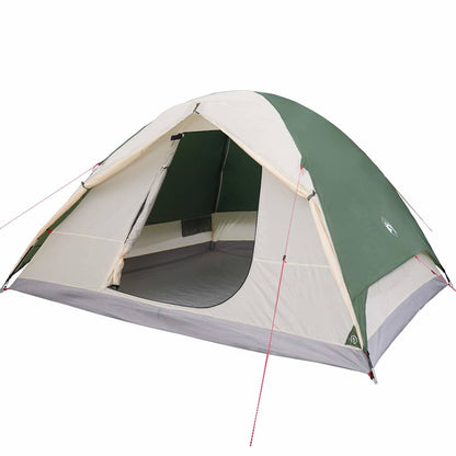 Kuppel-Campingzelt 6 Personen Grün Wasserdicht