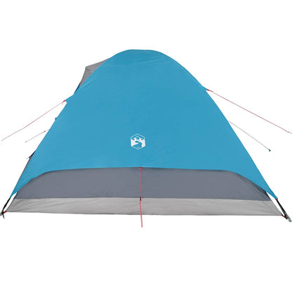 Kuppel-Campingzelt 6 Personen Blau Wasserdicht