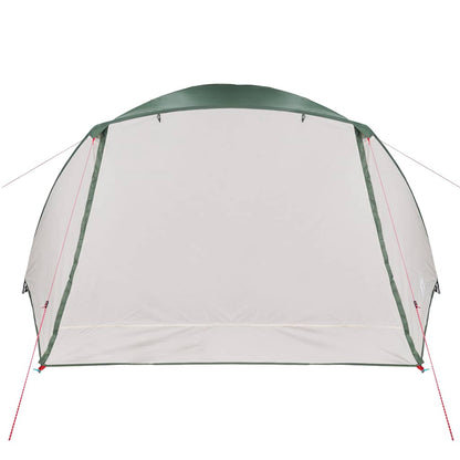 Campingzelt mit Vorzelt 4 Personen Grün Wasserdicht