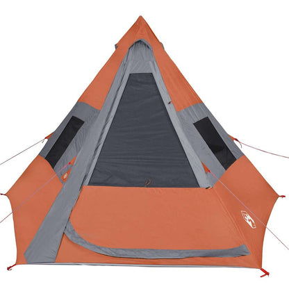 Tipi-Campingzelt 7 Personen Orange Wasserdicht