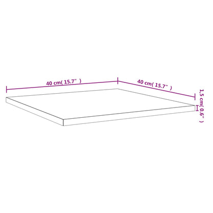 Wandregale 4 Stk. Grau Sonoma 40x40x1,5 cm Holzwerkstoff