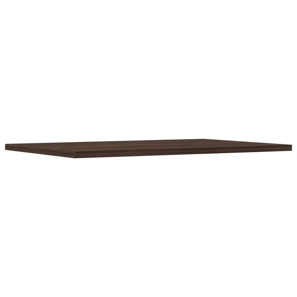 Wandregale 4 Stk. Braun Eichen-Optik 60x40x1,5 cm Holzwerkstoff