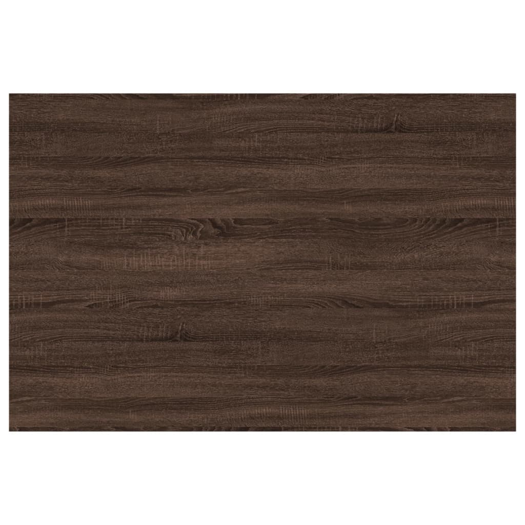 Wandregale 4 Stk. Braun Eichen-Optik 60x40x1,5 cm Holzwerkstoff