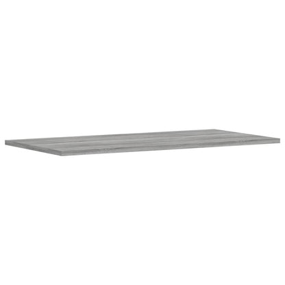 Wandregale 4 Stk. Grau Sonoma 80x40x1,5 cm Holzwerkstoff