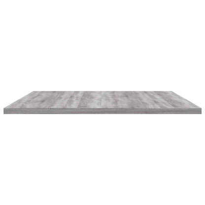 Wandregale 4 Stk. Grau Sonoma 80x50x1,5 cm Holzwerkstoff