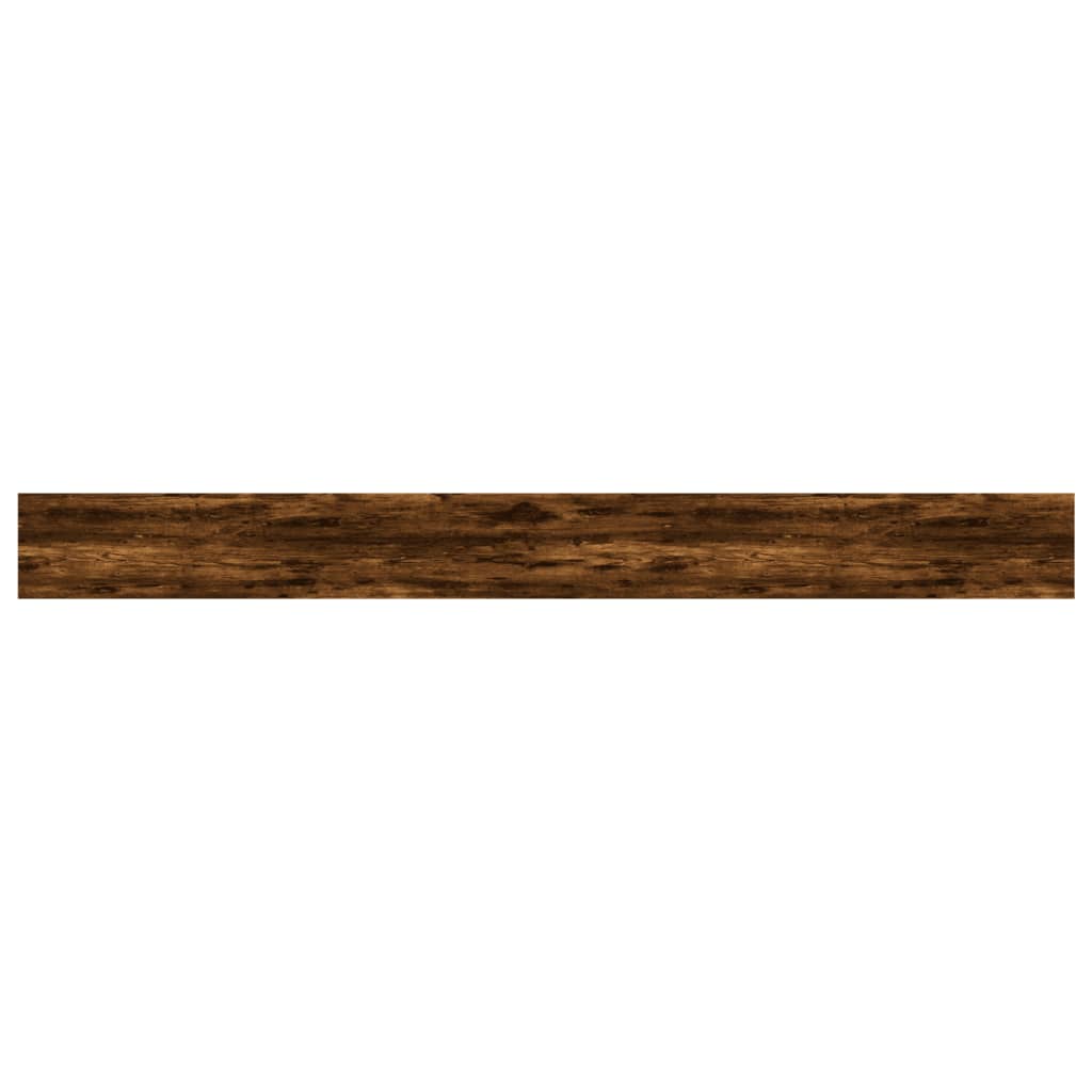 Wandregale 4 Stk. Räuchereiche 100x10x1,5 cm Holzwerkstoff