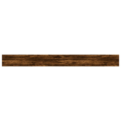Wandregale 4 Stk. Räuchereiche 100x10x1,5 cm Holzwerkstoff