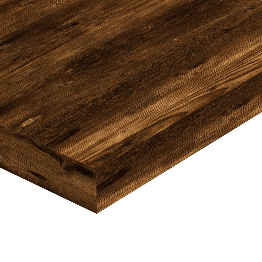 Wandregale 4 Stk. Räuchereiche 100x10x1,5 cm Holzwerkstoff