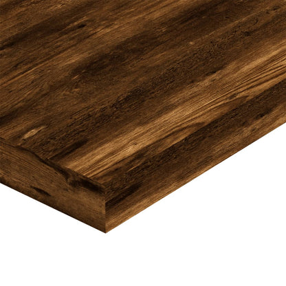 Wandregale 4 Stk. Räuchereiche 100x10x1,5 cm Holzwerkstoff
