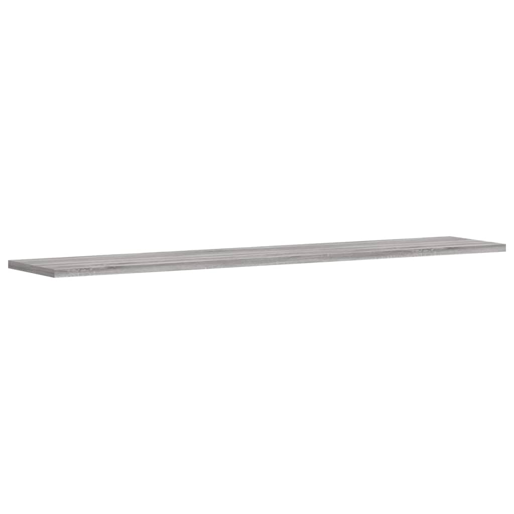 Wandregale 4 Stk. Grau Sonoma 100x20x1,5 cm Holzwerkstoff