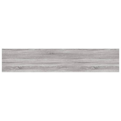 Wandregale 4 Stk. Grau Sonoma 100x20x1,5 cm Holzwerkstoff