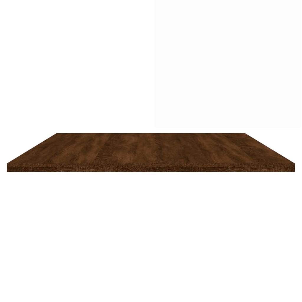 Wandregale 4 Stk. Braun Eichen-Optik 100x50x1,5cm Holzwerkstoff