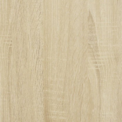 TV-Schrank mit Glastüren Sonoma-Eiche 102x37x42 cm